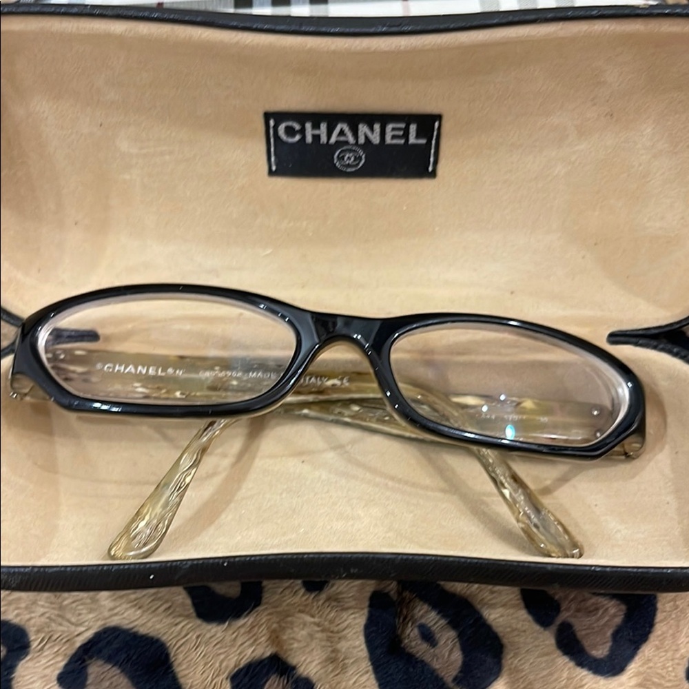 Chanel Black Eyeglasses with Case FLASH 🔥SALE